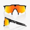 Gafas 100% Seedcraft Air Soft Tact Black Hiper Red Multilayer Mirror Lens - Image 2