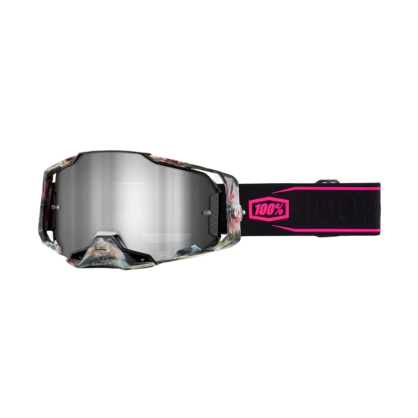 Goggle 100% Armega Sarcelle Mirror Silver Lens