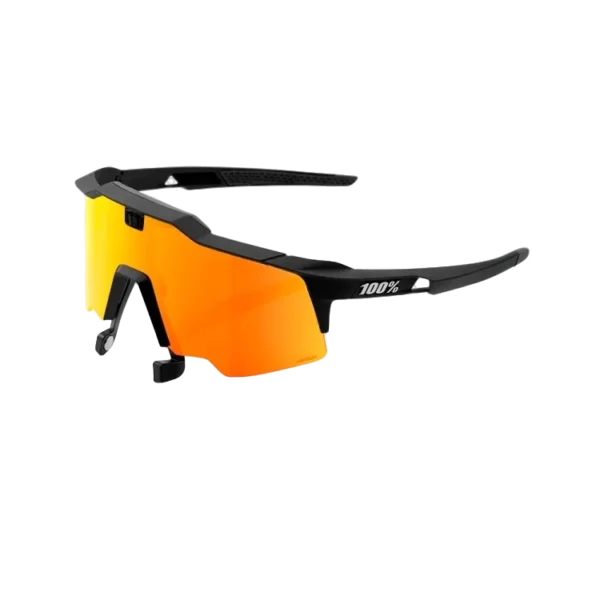Gafas 100% Seedcraft Air Soft Tact Black Hiper Red Multilayer Mirror Lens