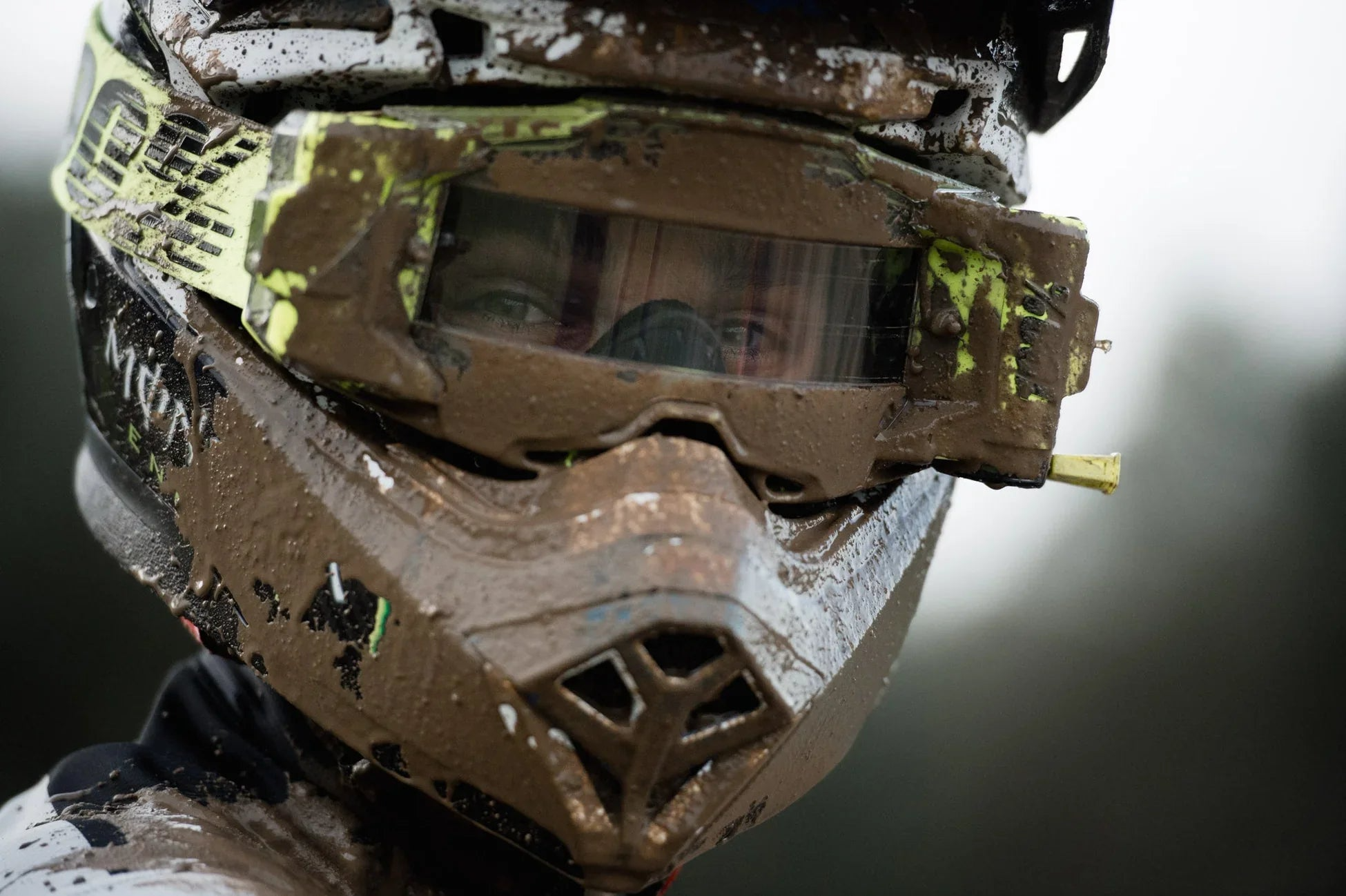 Goggle 100% Armega Forecast Red Clear Lens - Image 2