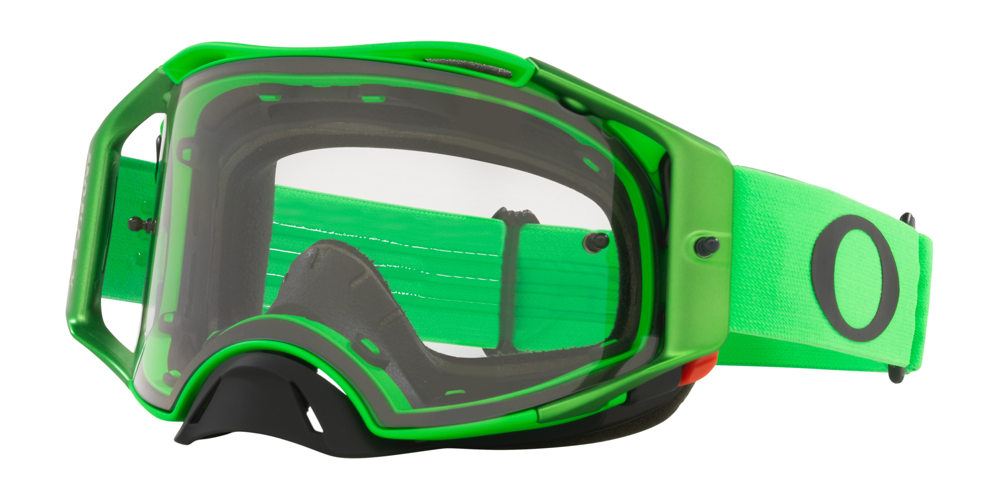 Goggle Oakley Airbrake Mx Moto Green Clear