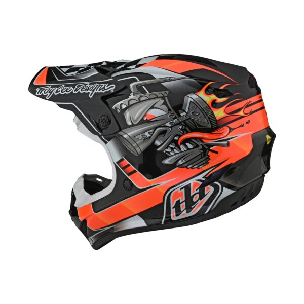 Casco Troy Lee Designs Se4 Polyacrylite Carb Black - Image 4