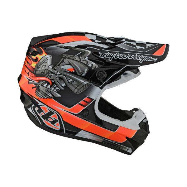 Casco Troy Lee Designs Se4 Polyacrylite Carb Black - Image 3