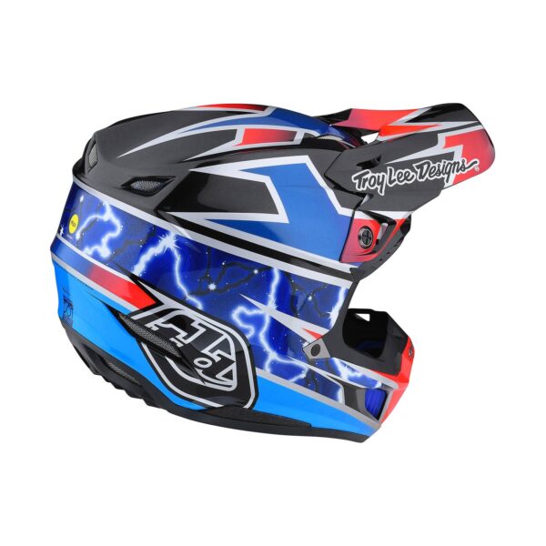 Casco Troy Lee Designs Se5 Composite Lightning Blue - Image 6