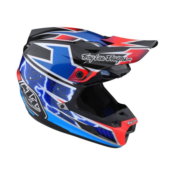 Casco Troy Lee Designs Se5 Composite Lightning Blue - Image 4