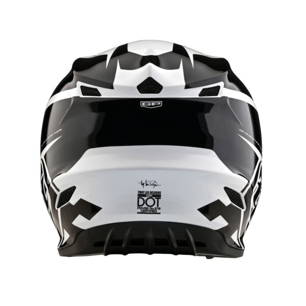 Casco Troy Lee Designs Gp Check Up White Black - Image 7