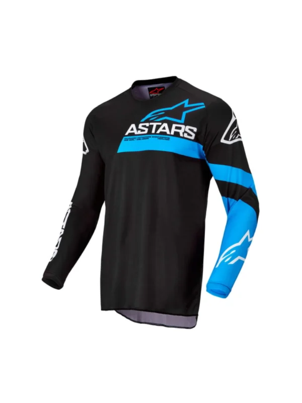 Jersey Alpinestars Fluid Chaser Negro Azul Neon