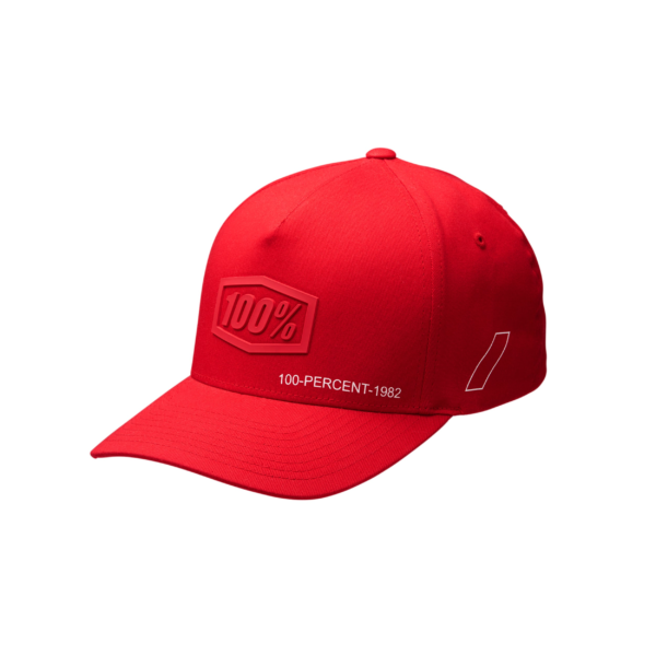 Gorra 100% Shadow X-Fit Snapback Red