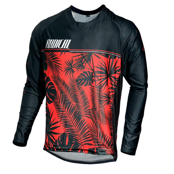 Jersey Radical Tropical Negro Rojo