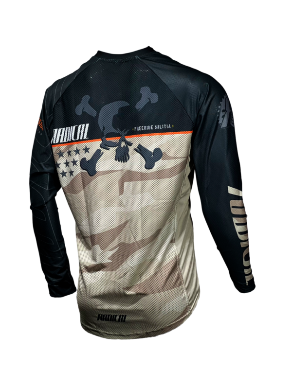 Jersey Radical Ride Division Negro Beige - Image 2