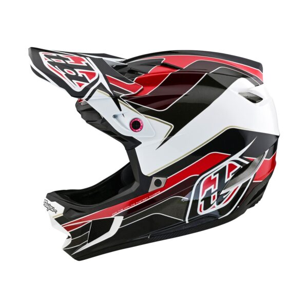 Casco Troy Lee Designs D4 Polyacrylite Block Charcoal Red