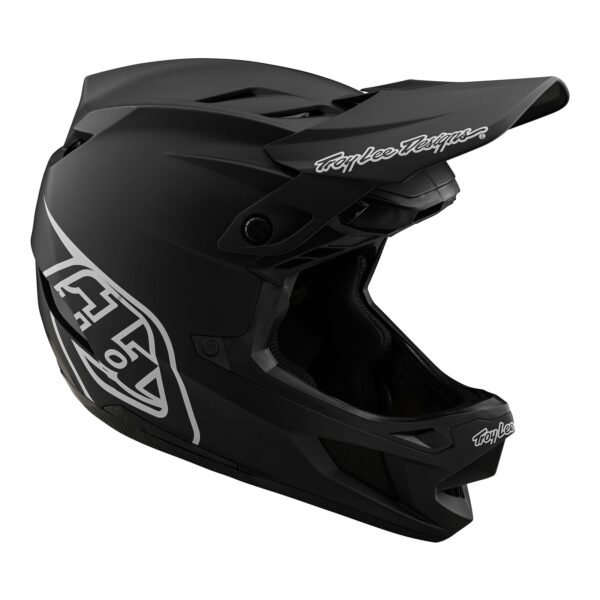 Casco Troy Lee Designs D4 Polyacrylite Stealth Black - Image 4