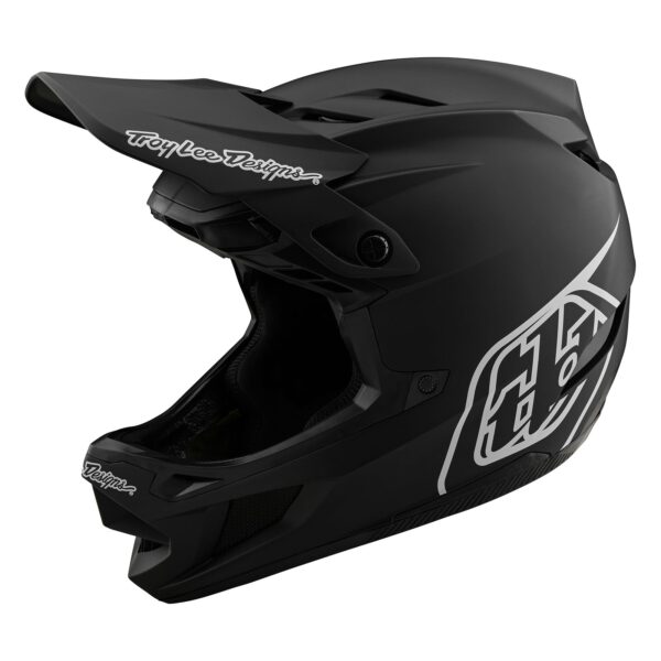 Casco Troy Lee Designs D4 Polyacrylite Stealth Black - Image 2