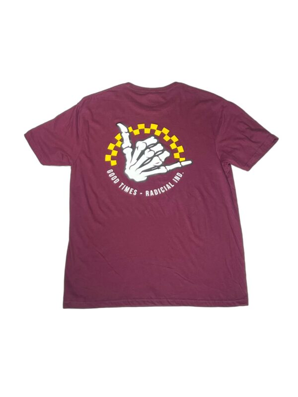 CAMISETA RADICAL GOOD TIMES VINO TINTO - Image 2