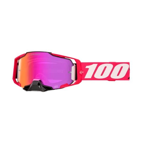 Goggle 100% Armega  Hiper Kloug Mirror Dark Red Lens