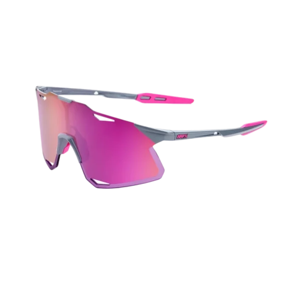 Gafas 100% Hypercraft Gloss light Grey Purple Multilayer Mirror Lens
