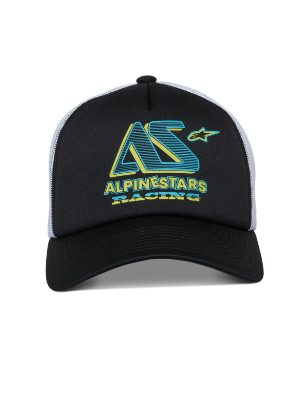 Gorra ALPINESTARS Trucker Ayess BLACK/WHITE - Image 2