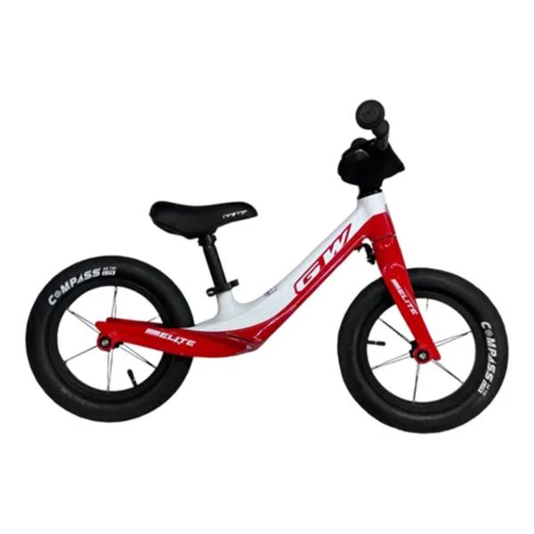 Bicicleta PUSHBIKE Gw Elite Rin 12P BLANCO ROJO Magnesio
