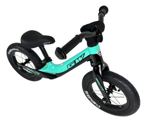 Bicicleta PUSHBIKE Gw Elite Rin 12P Menta Negro Magnesio - Image 2
