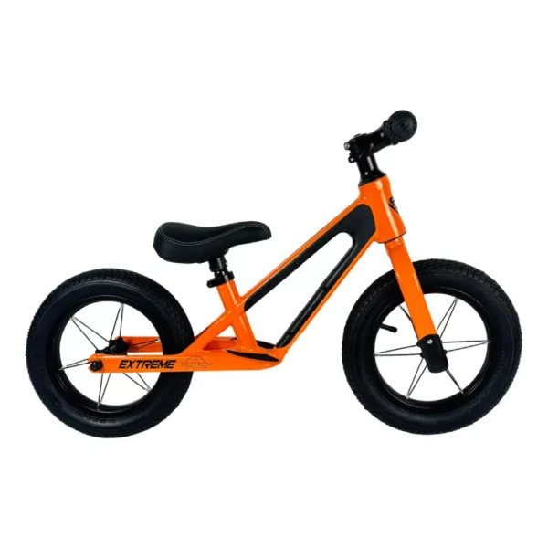 BICICLETA PUSHBIKE GW EXTREME RIN 12P NARANJA NEGRO