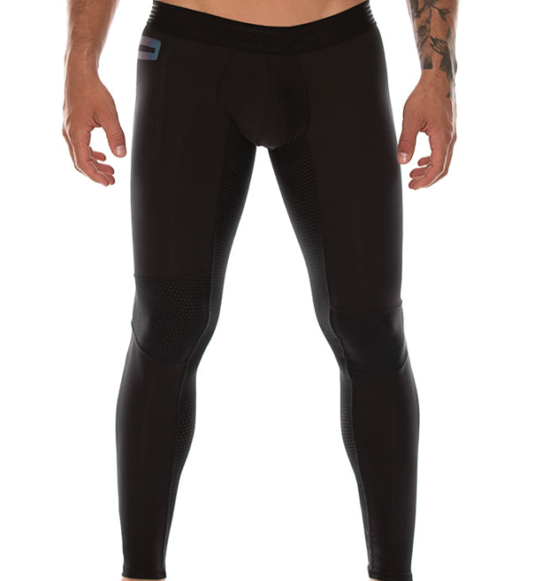 BOXER UNICO LONG JOHN RUNNER BLACK NEGRO