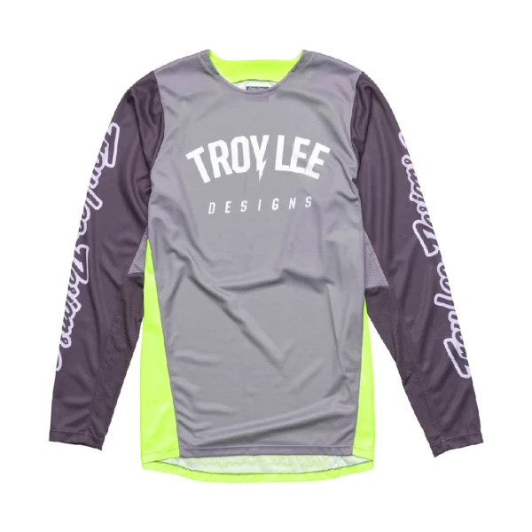 JERSEY TROY LEE Youth GP Pro Boltz Silver/Glo Green