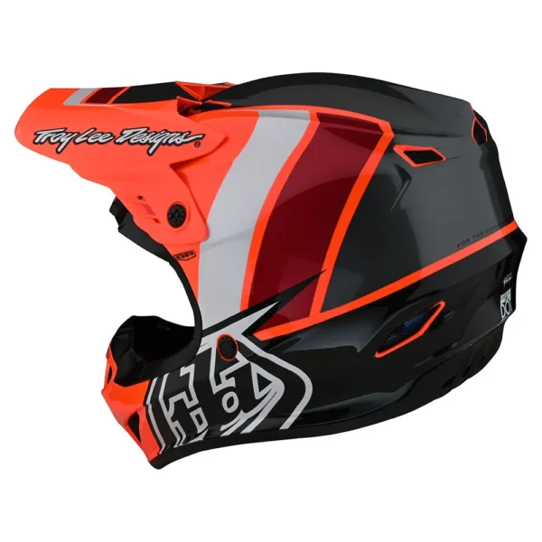 Casco Troy Lee Designs Gp Nova Glo Orange - Image 2
