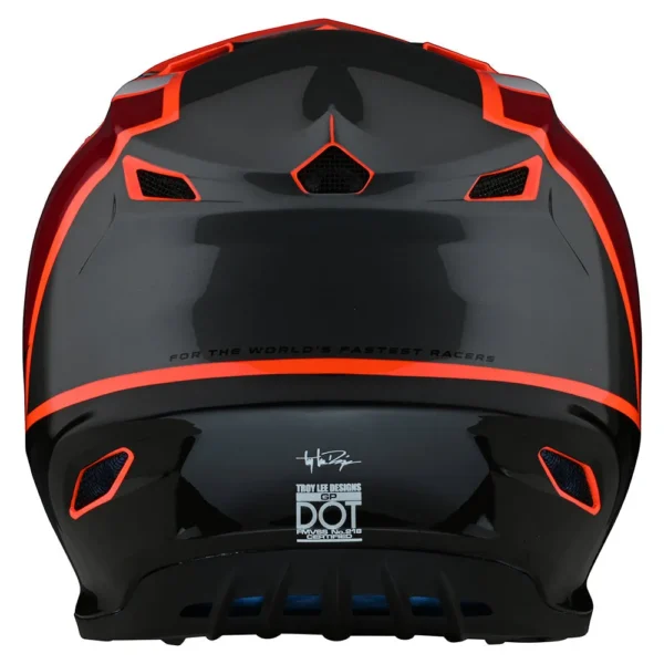 Casco Troy Lee Designs Gp Nova Glo Orange - Image 5