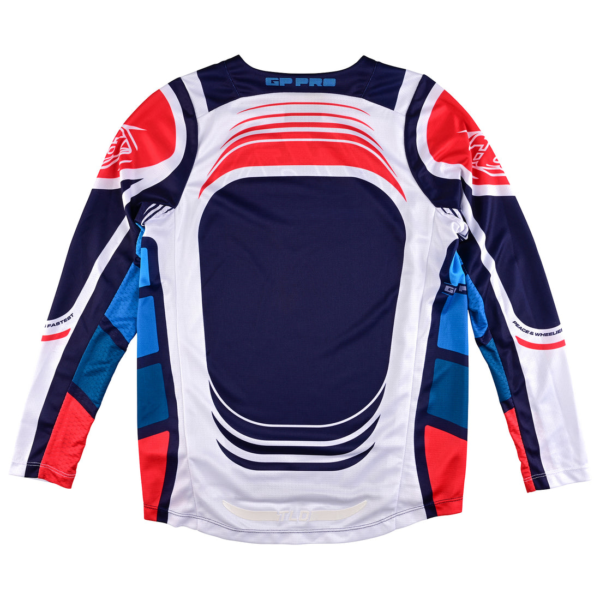 JERSEY TROY LEE Youth GP Pro Wavez Navy/Red - Image 3