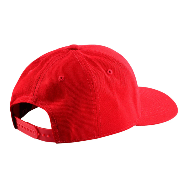 Gorra Troy Lee Designs CURVED SNAPBACK CROP RED WHITE - Image 2