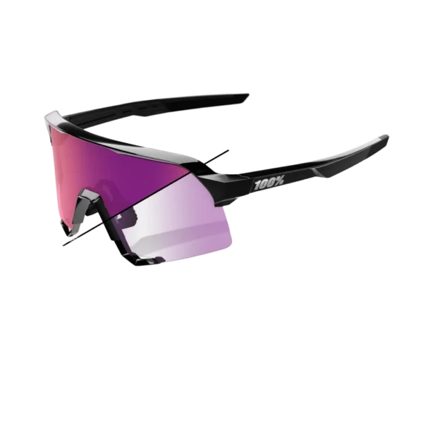 Gafas 100% S3 GLOSS PURPLE MIRROR PHOTOCHROMIC