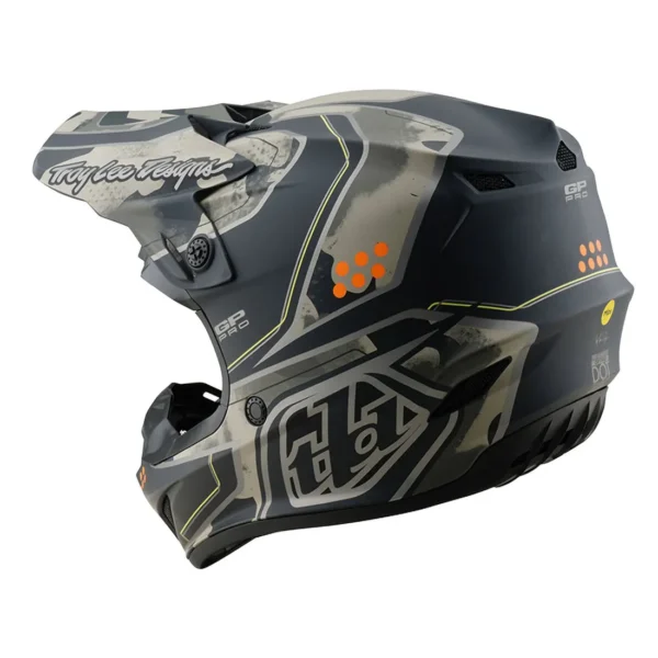 Casco Troy Lee Designs Gp Pro Trooper Black/Caper - Image 3