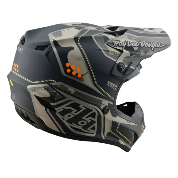 Casco Troy Lee Designs Gp Pro Trooper Black/Caper - Image 4