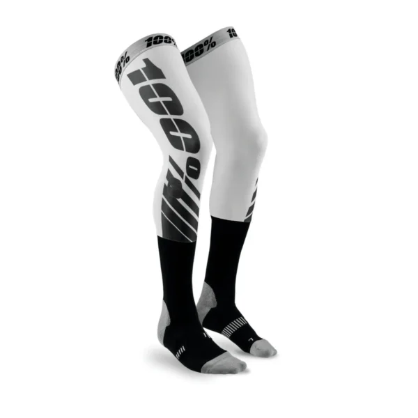 MEDIAS 100% Rev MX Knee BRACE SOCK FLASH GREY