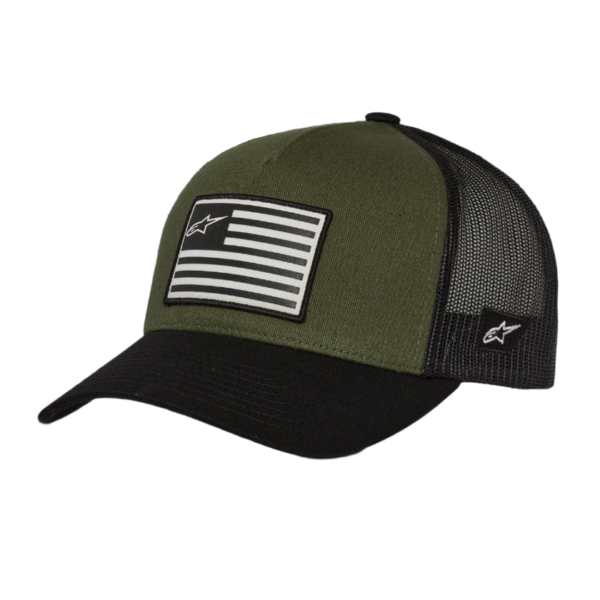GORRA ALPINESTARS FLAG MILITARY/BLK