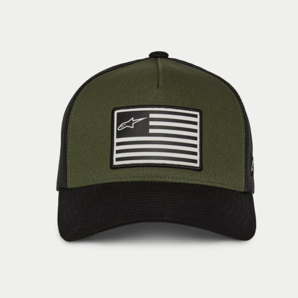 GORRA ALPINESTARS FLAG MILITARY/BLK - Image 2