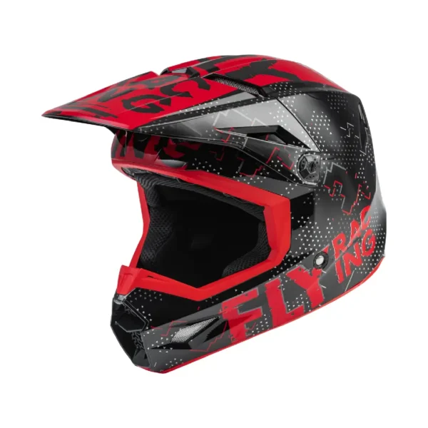 Casco Fly Kinetic Scan Negro/rojo