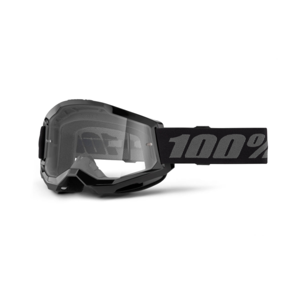 Goggle 100% Strata 2 NEGRO Lente Clear Niño