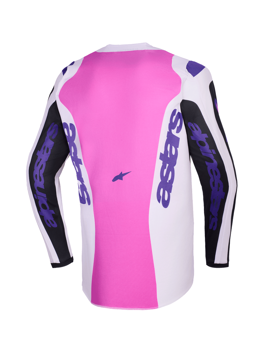 Jersey Alpinestars Fluid GRID NEGRO GRIS ROSADO - Image 2