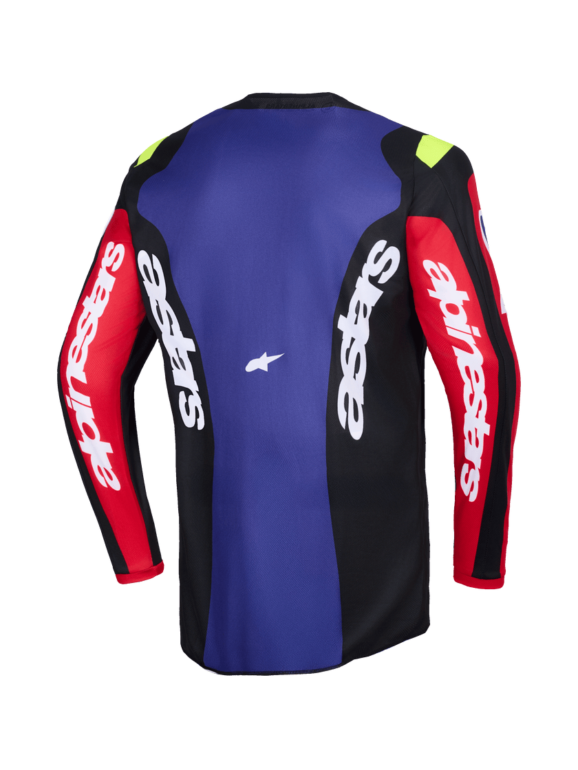 Jersey Alpinestars Fluid GRID ROJO NEGRO MORADO - Image 2