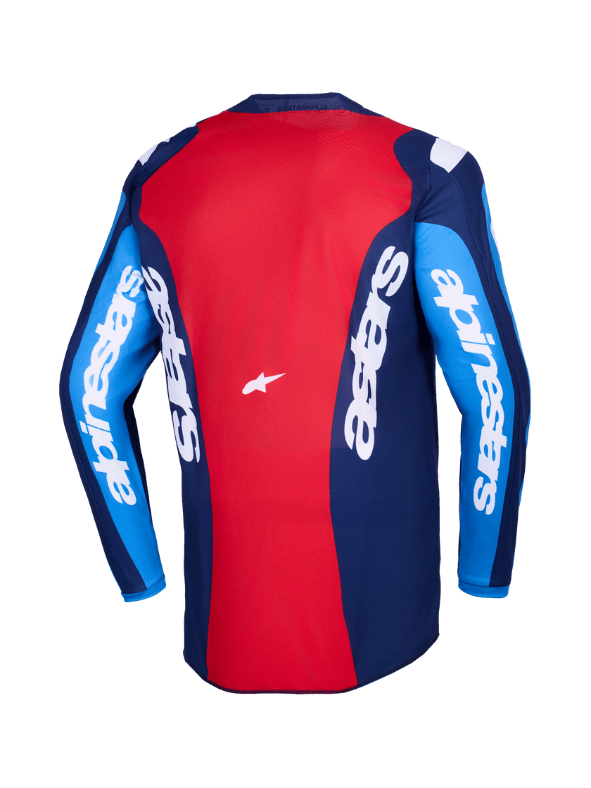 Jersey Alpinestars Fluid GRID AZUL ROJO - Image 2