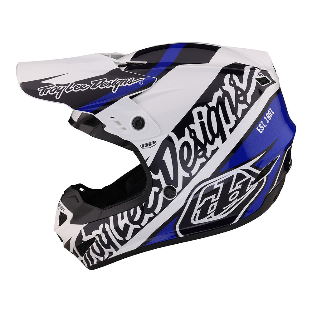 CASCO TROY LEE DESIGNS GP SLICE BLUE/WHITE/BLACK
