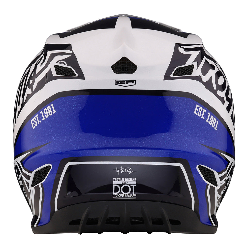 CASCO TROY LEE DESIGNS GP SLICE BLUE/WHITE/BLACK - Image 5
