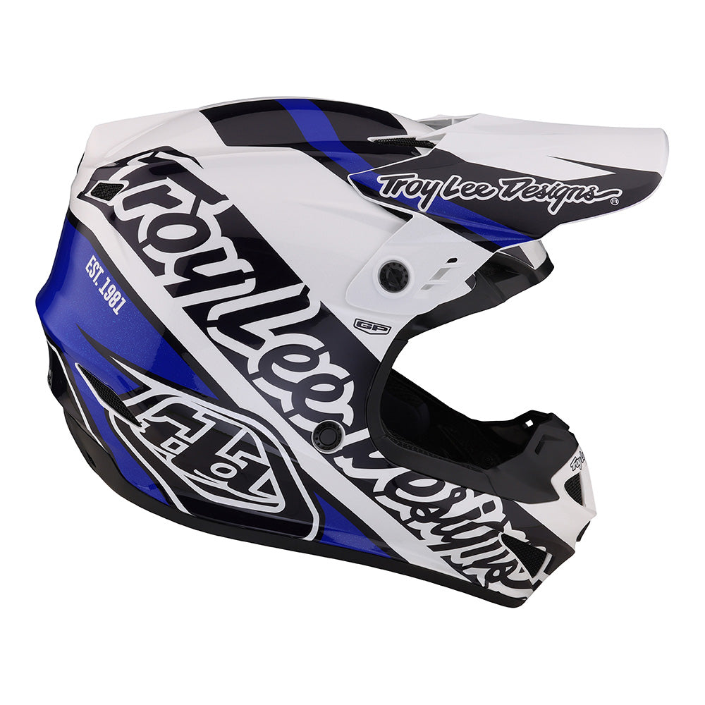 CASCO TROY LEE DESIGNS GP SLICE BLUE/WHITE/BLACK - Image 3
