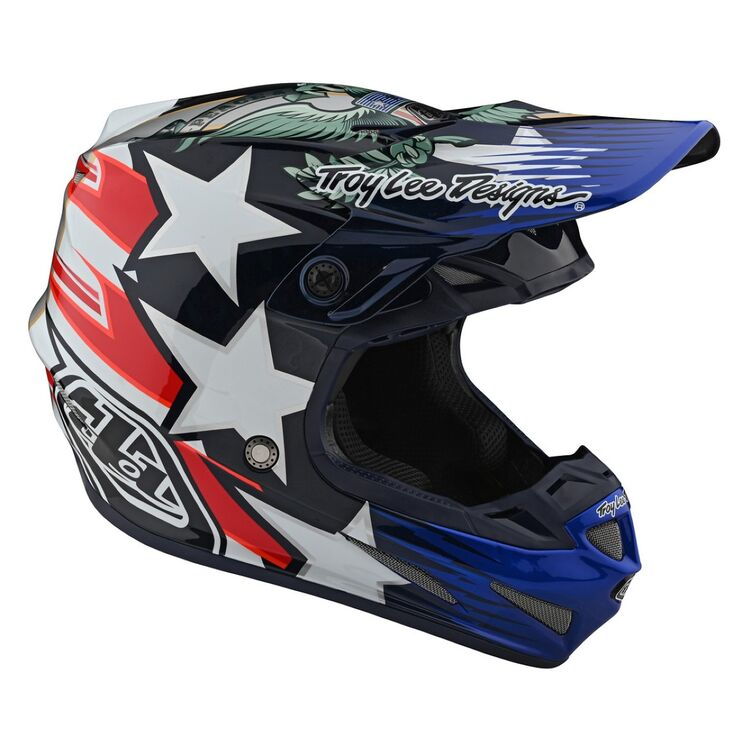 Casco Troy Lee DESIGNS SE4 Carbon Liberty - Image 3