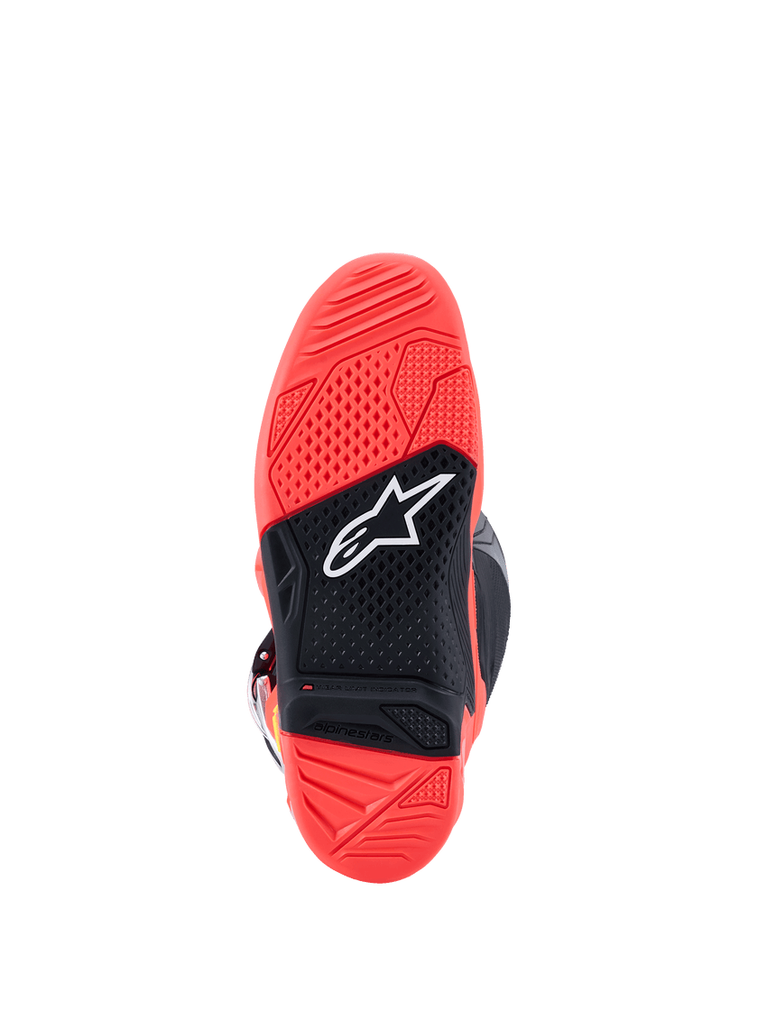 Botas Alpinestars Tech 7 Black Red Fluo Pink Fluo - Image 2