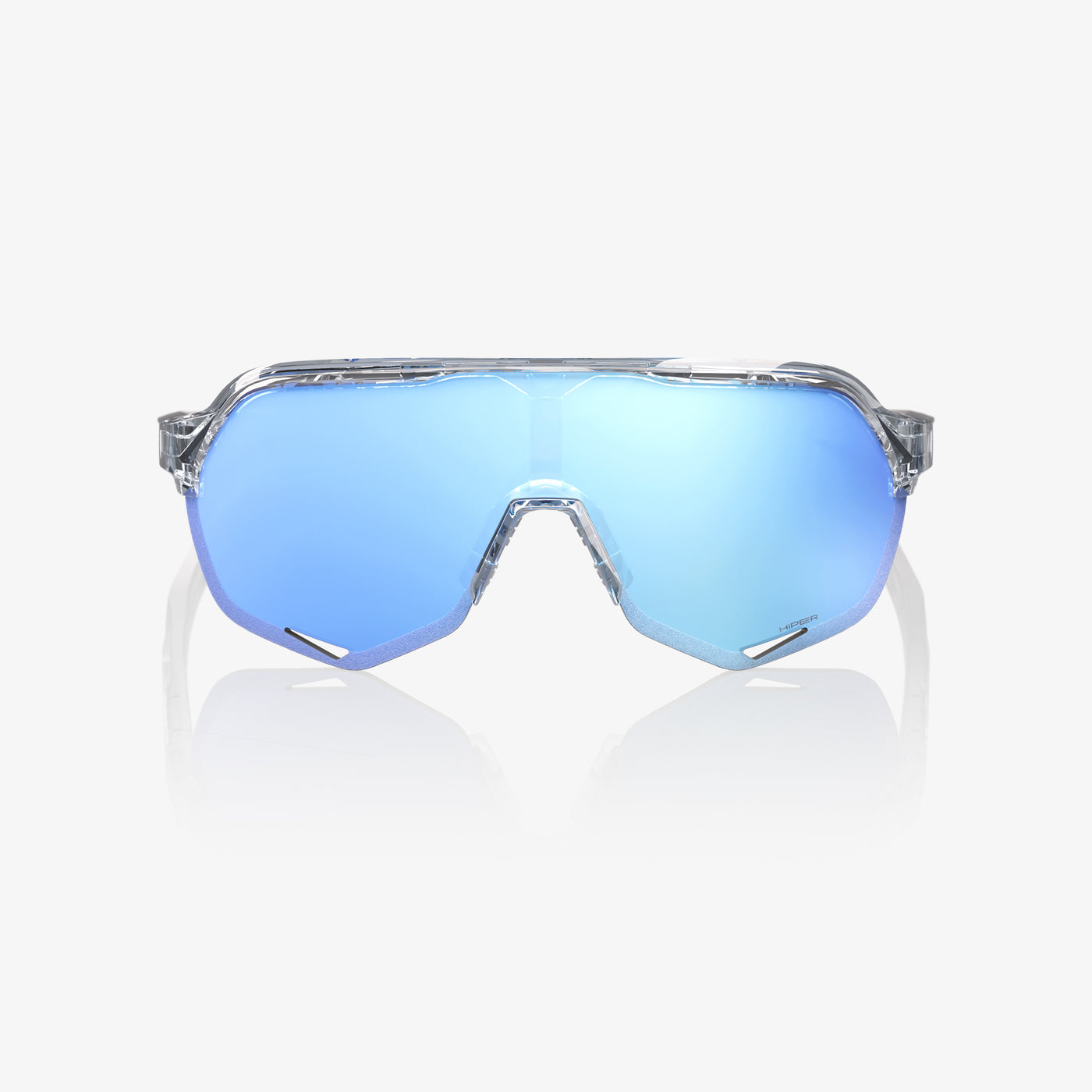 Gafas 100% S2 Polished Translucent Clear HiPER® Blue Multilayer Mirror Lens - Image 4