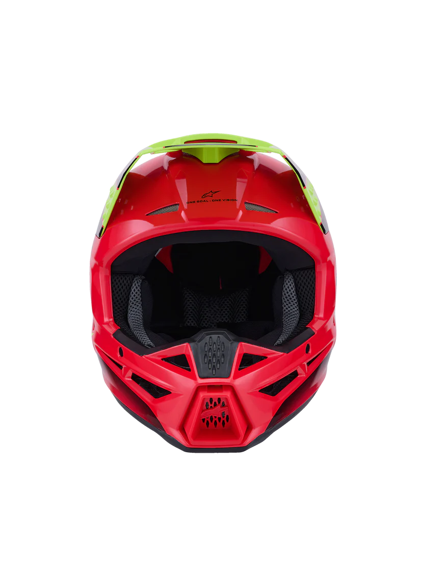 CASCO ALPINESTARS S-M3 Fray RED FLUO BLACK - Image 5