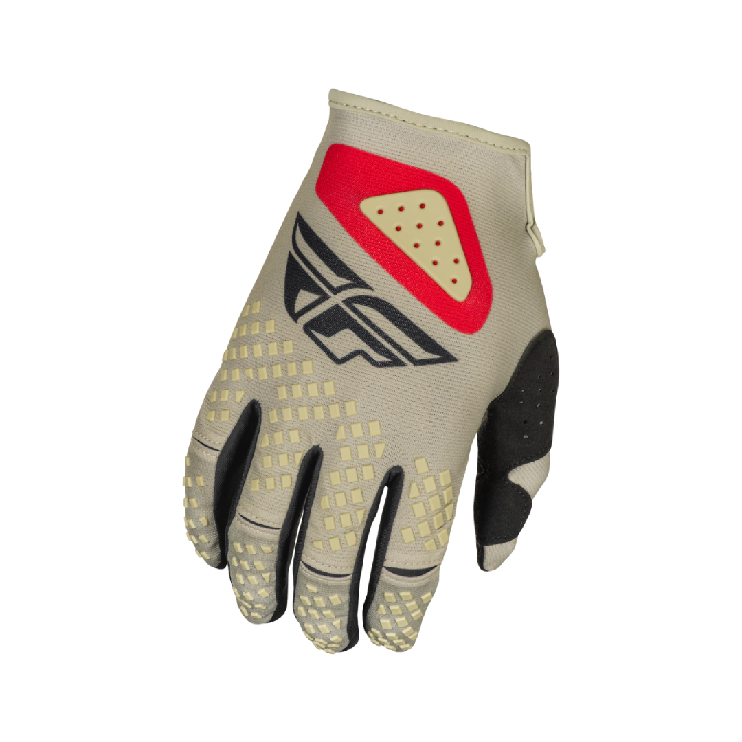 Guantes Fly Kinetic SYM GREY/RED/BLACK