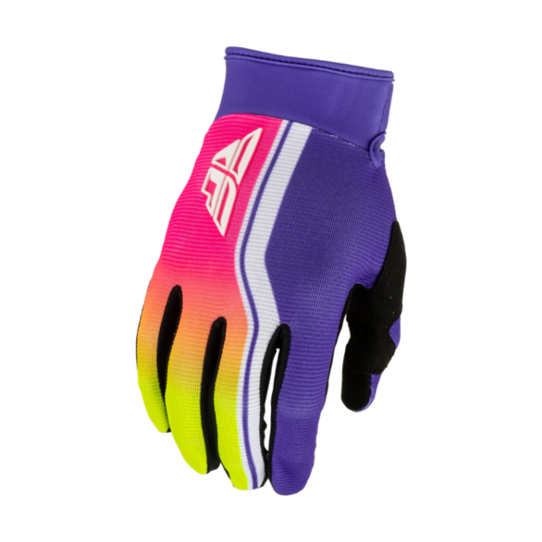 Guantes Fly F16 RAZE PURPLE/RED/YELLOW